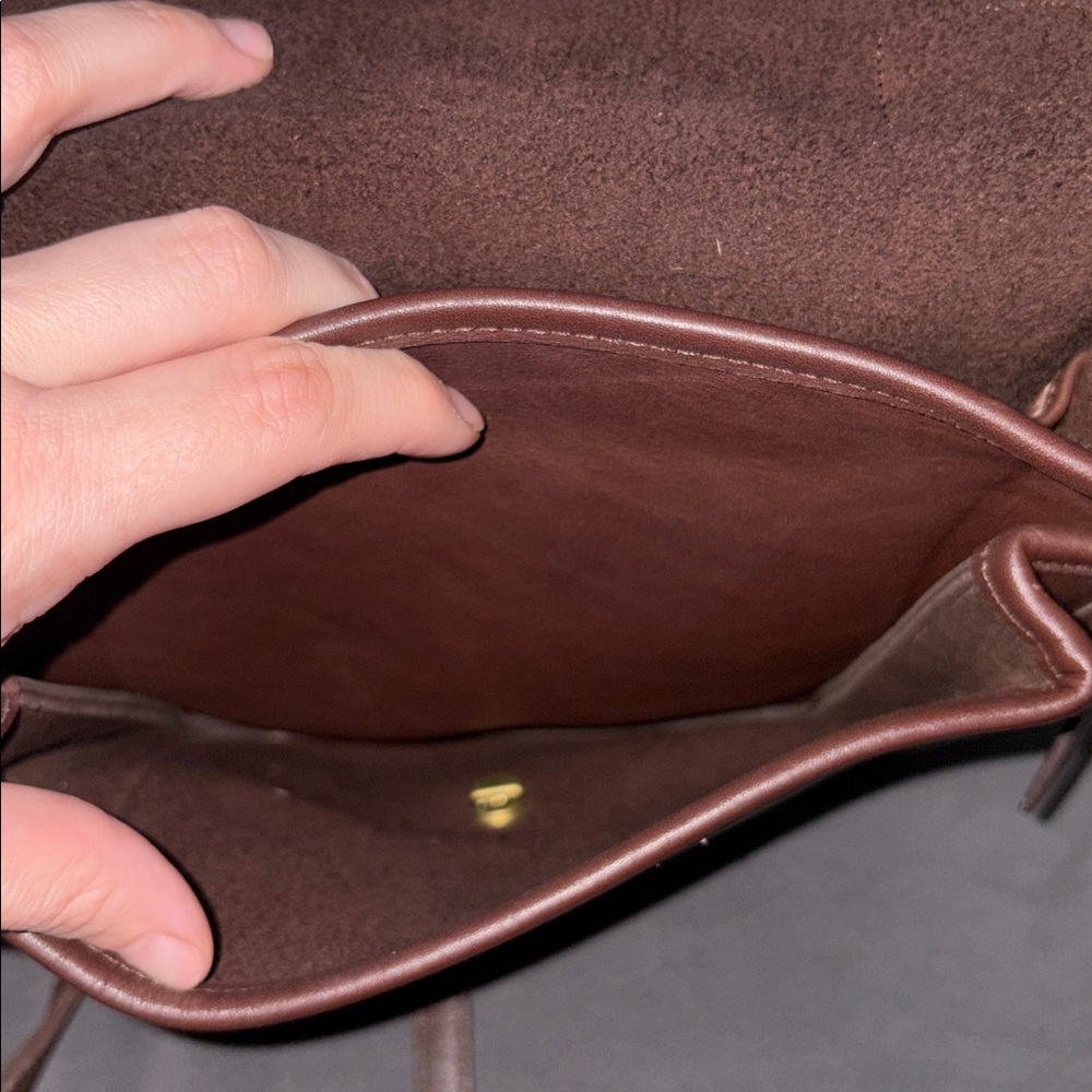 Vintage coach brown leather crossbody - Picture 11 of 12